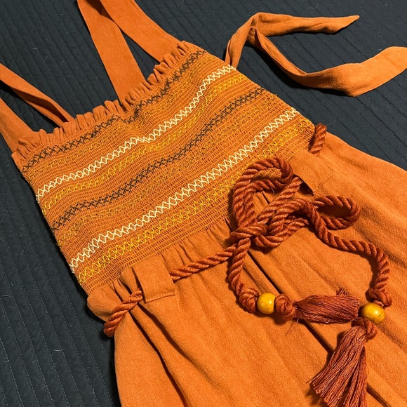 Free People Sienna linen jumpsuit romper - Picture 3 of 6